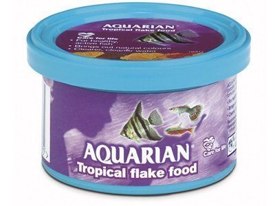 Aquarian tropical outlet fish flakes 50g