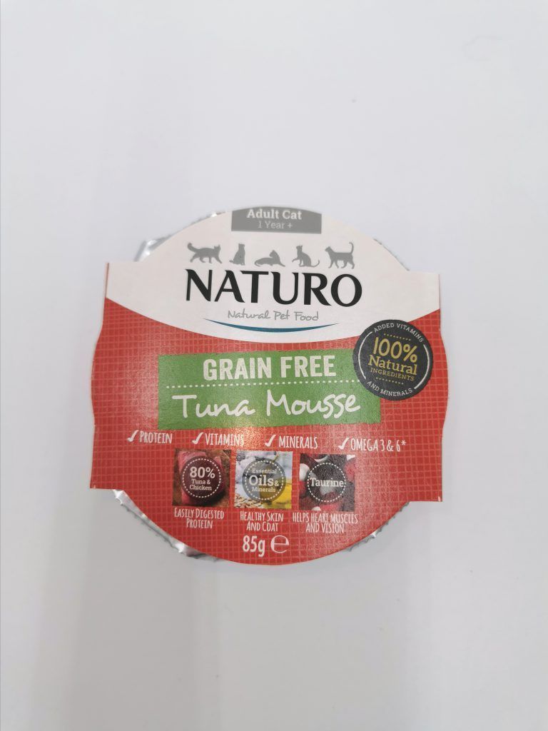 Naturo Adult Cat Grain Free Tuna Mousse 85g Dec's Pets
