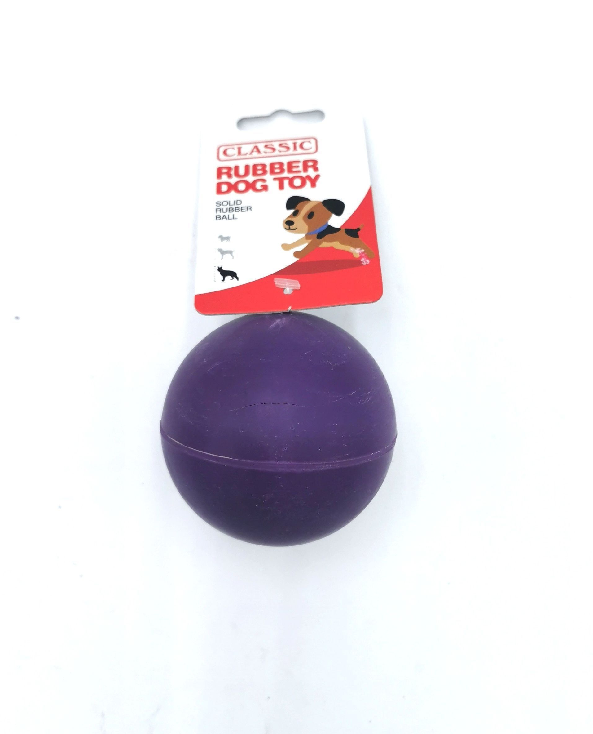 Classic Solid Rubber Dog Ball Decs Pets