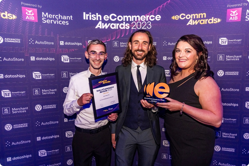 Dec's Pets wins @ the Irish EComm Awards